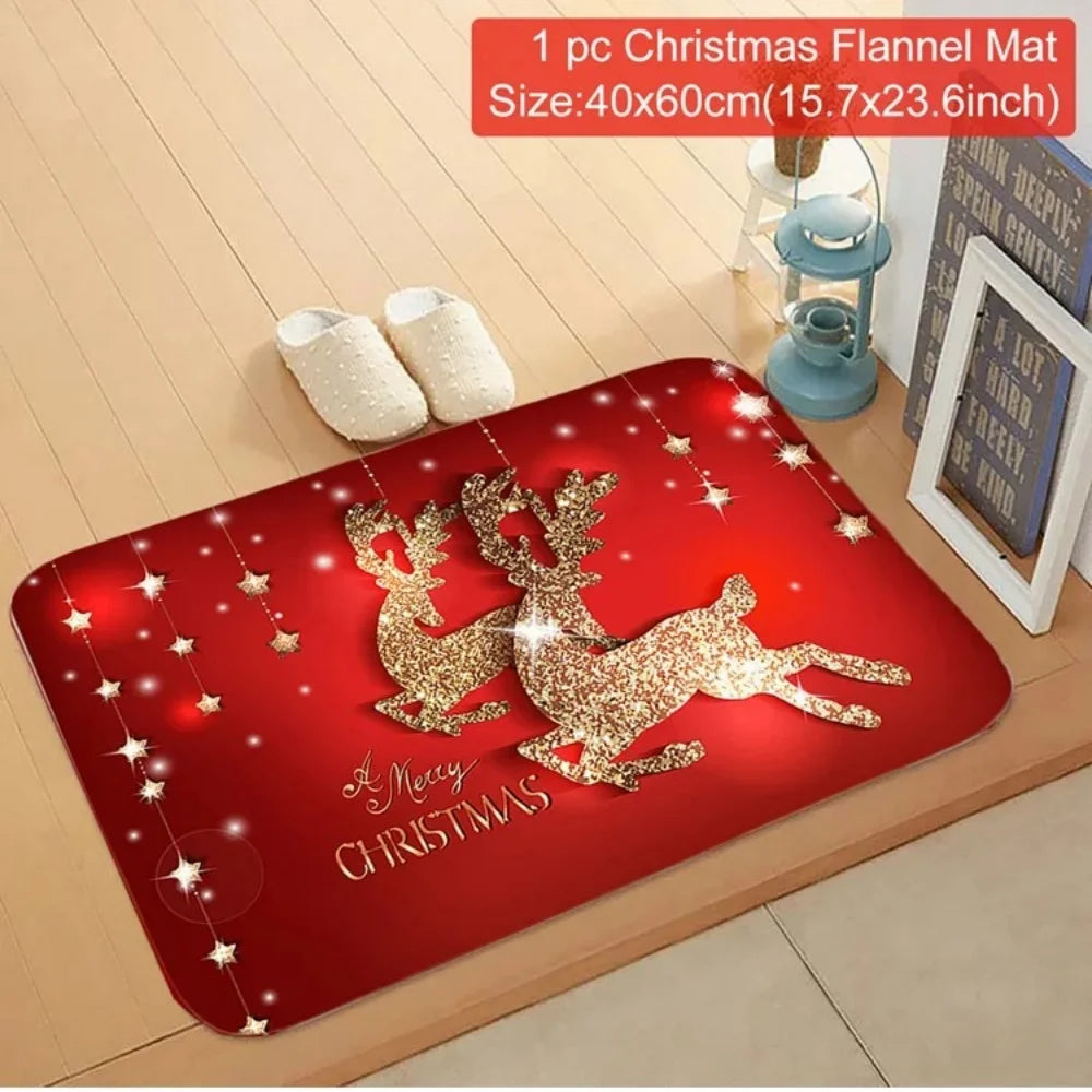 Santa Claus Door Mat Christmas Decor