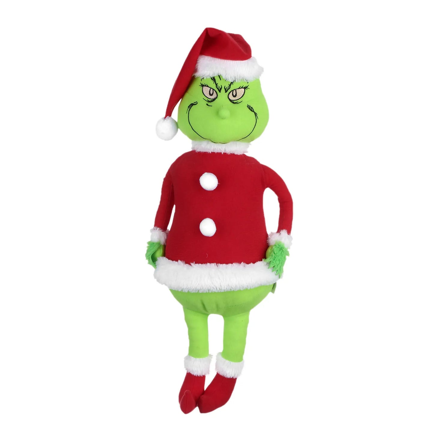 Lifelike Christmas Grinch Plush Ornament Decor