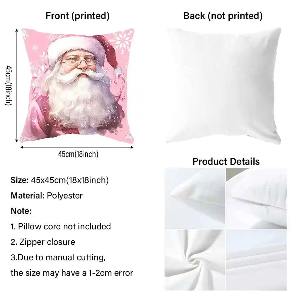 Merry Christmas Pillow Covers Set
