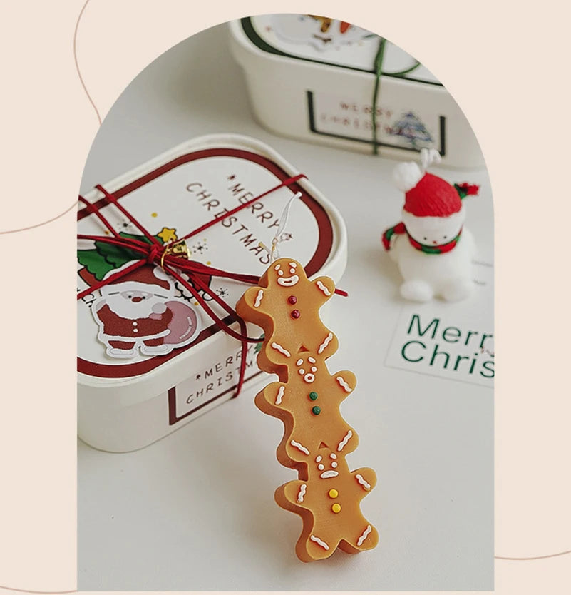 Festive Christmas Scented Candle Holiday Aromatherapy Decor