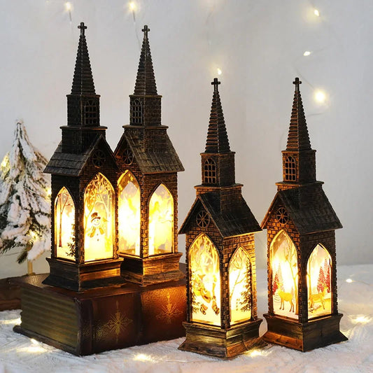 Christmas LED Lantern Light Home Decor