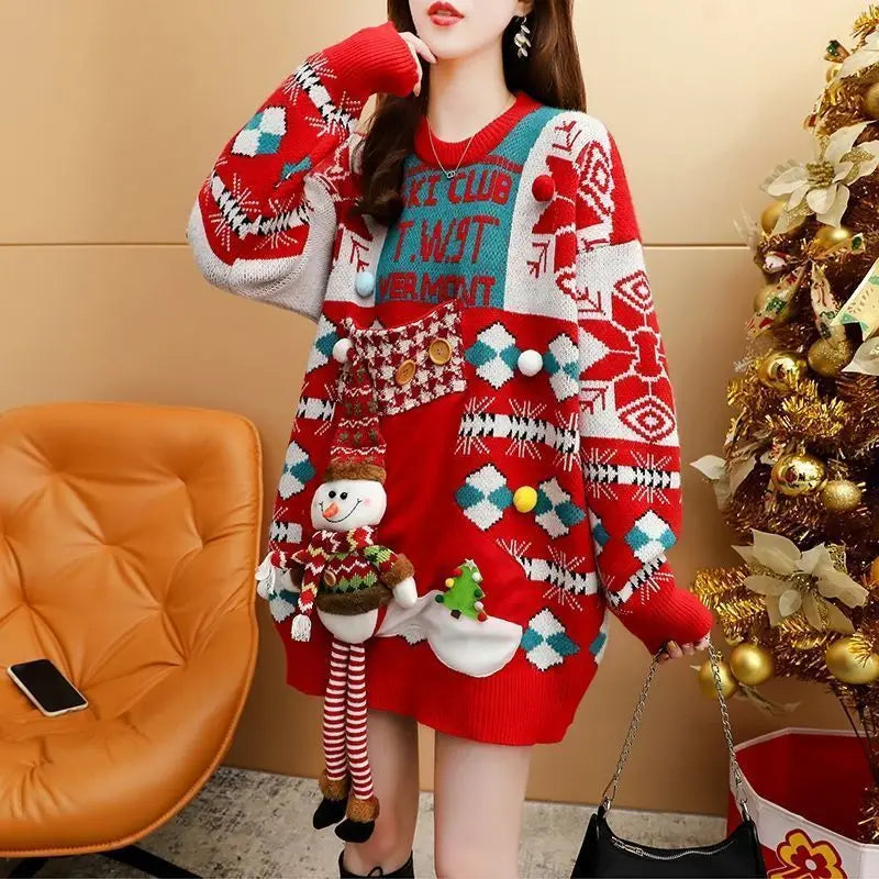 Christmas Matching Sweater Cozy Winter Pullover
