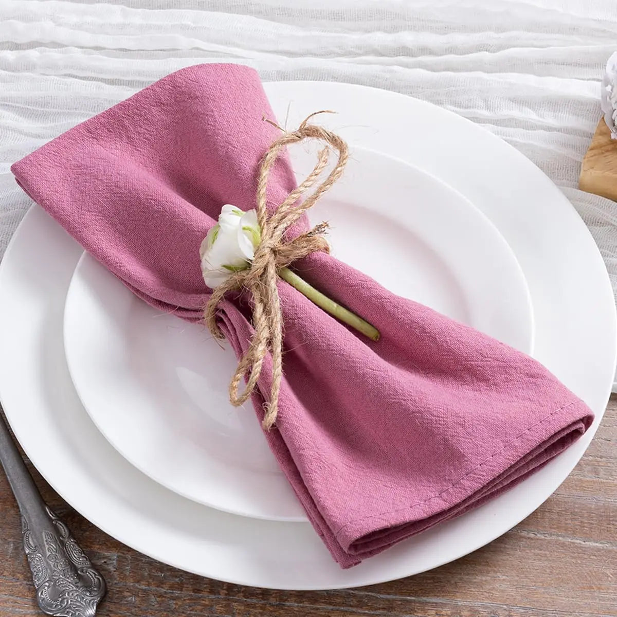 Christmas Cotton Napkins Set 8 pcs