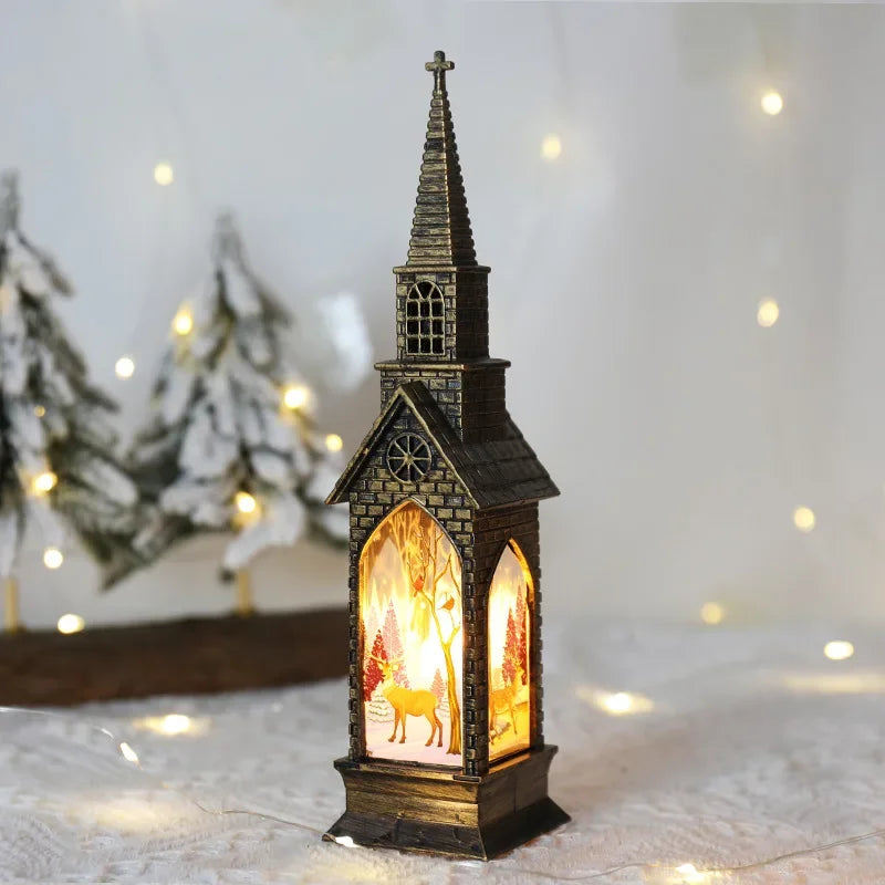 Christmas LED Lantern Light Home Decor