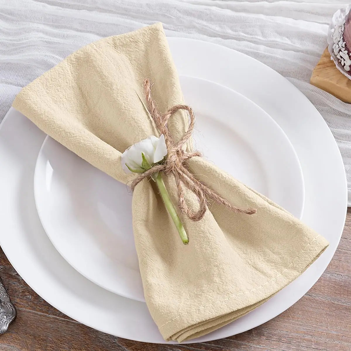 Christmas Cotton Napkins Set 8 pcs