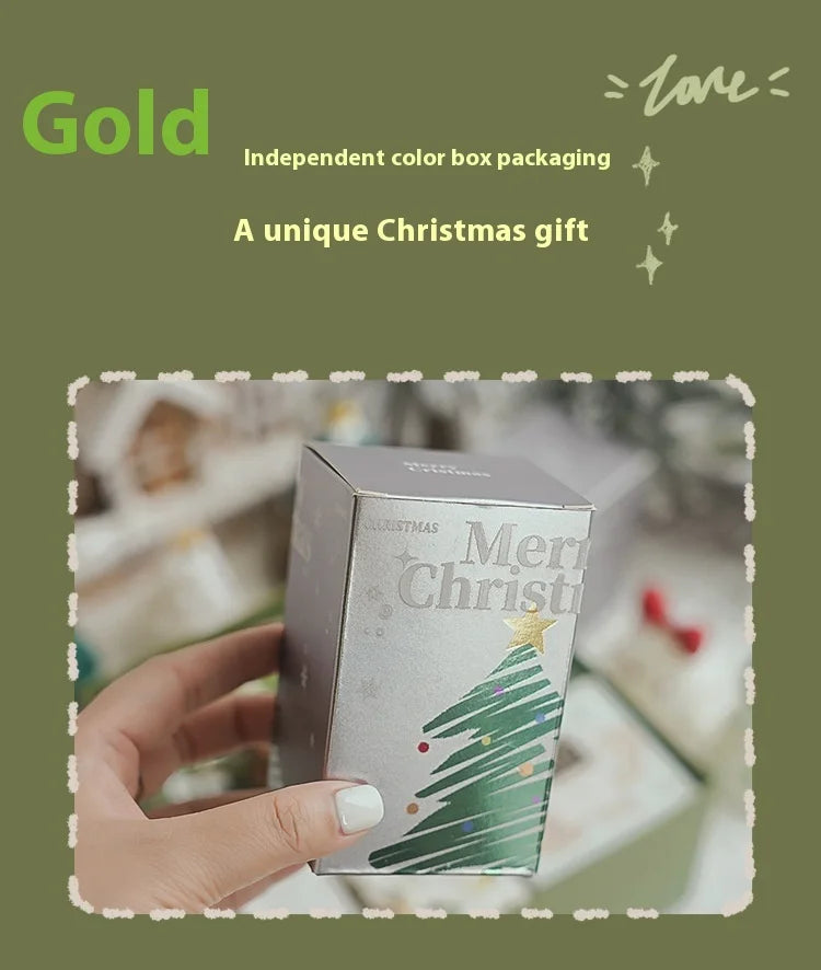 Handmade Christmas Tree Scented Candle Decor