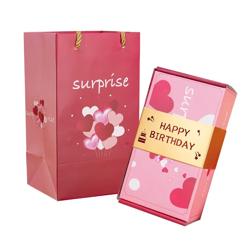 Christmas Surprise Gift Box Folding Pop Up Design