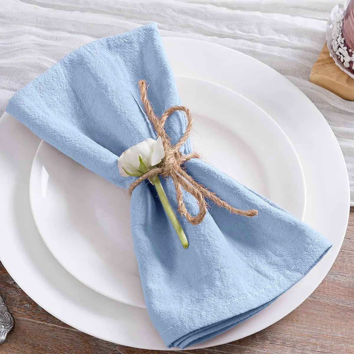 Christmas Cotton Napkins Set 8 pcs